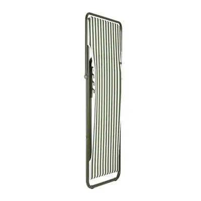 Lafuma Multi-Position Folding Deckchair Green Moss Stripes - image 3