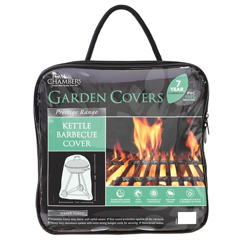 Tom Chambers Kettle BBQ Cover Medium Grey