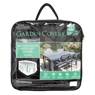 Tom Chambers Rectangular Patio Set Cover 4 Seat Green