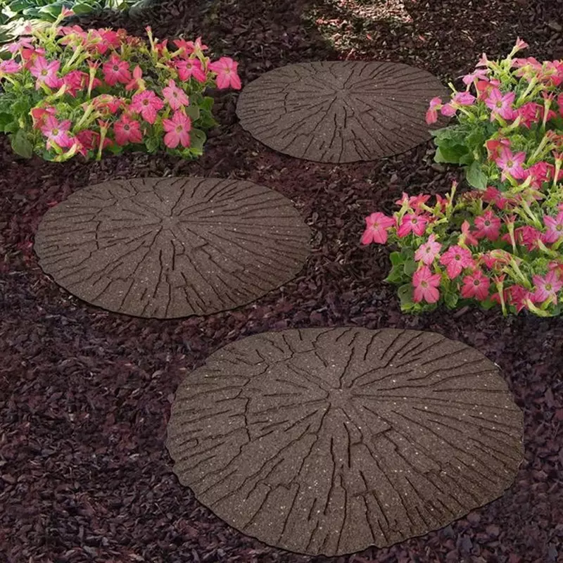 EZ Border Stepping Stone Cracked Log Earth