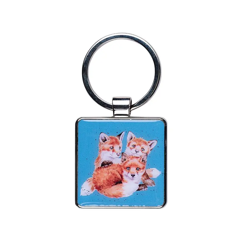 Wrendale Keyring Fox - Snug as a Cub - image 1