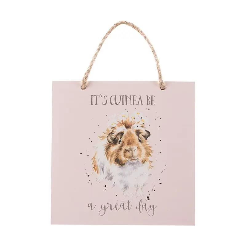 Wrendale Wooden Plaque Guinea Pig - Guinea Be a Great Day - image 1