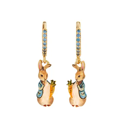 Fable Peter Rabbit Carrot Earrings