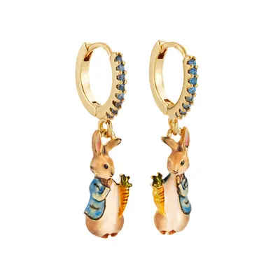 Fable Peter Rabbit Carrot Earrings - image 2