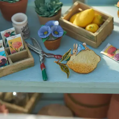 Fable Peter Rabbit Lemon Brooch - image 5