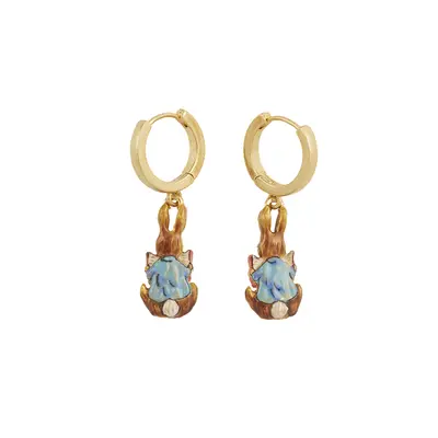 Fable Peter Rabbit Reading Earrings