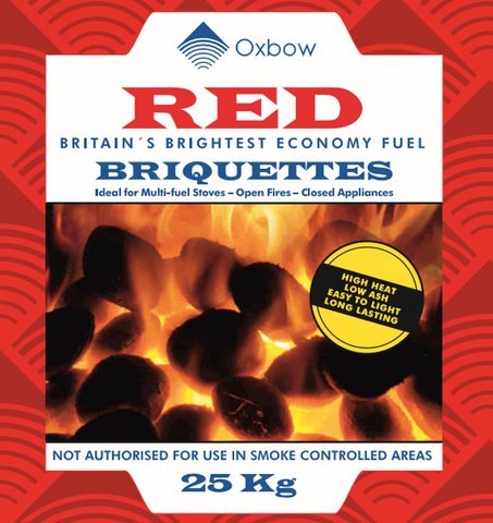 Red Briquettes 25kg