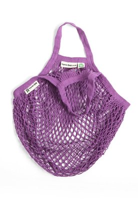 Turtle Bags Short Handled String Bag  Purple