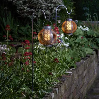 Smart Cool Flame Forli Silhouette Lantern 2pk - image 3