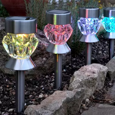 Smart Crystal Stake Light 4pk - image 3