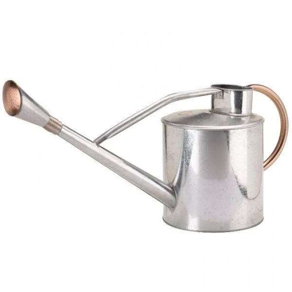 Smart Long Reach Watering Can Galvanised Steel 9L - image 1