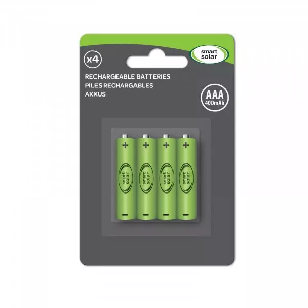 Smart Rechargeable AAA Battery 4pk