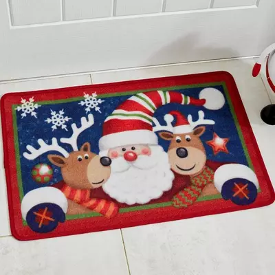 Smart Santa and Friends Doormat