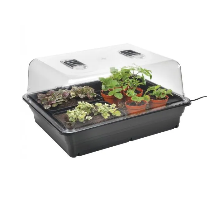 Stewart Premium Electric Propagator with Thermostatic Temperature Control Black 52cm