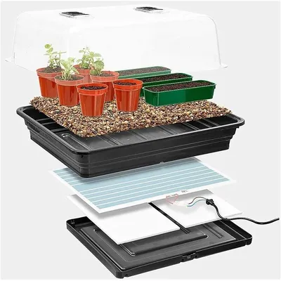 Stewart Premium Electric Propagator with Thermostatic Temperature Control Black 52cm