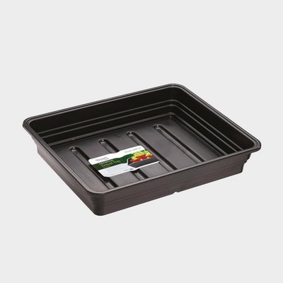 38cm Premium Extra Deep Gravel Tray Black