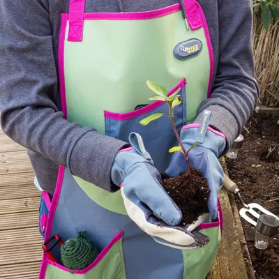 Treadstone Long Apron Pink & Blue - image 3