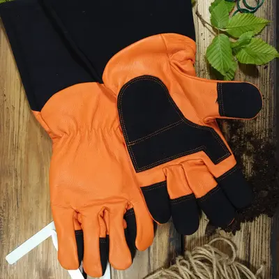 Treadstone Pruner Gloves Orange & Navy Large - image 2