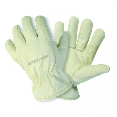 Briers Ultimate Lined Leather M8 Cream Gloves