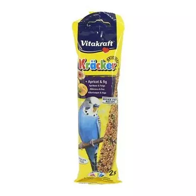 Vitakraft Kräcker Budgie Sticks Apricot & Fig 2pk