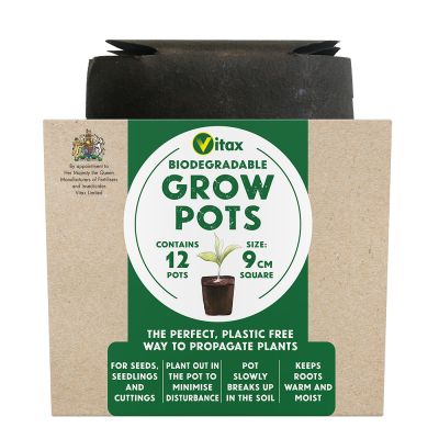 Vitax Grow Pots 9cm Square x 12