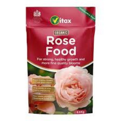 Vitax Organic Rose Food Pouch 0.9Kg