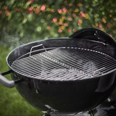 Plated steel cooking grate