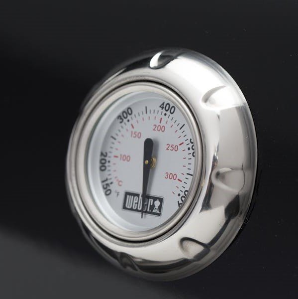 Built-in lid thermometer