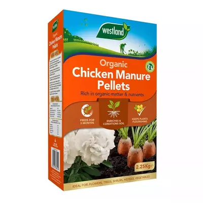 Westland Organic Chicken Manure Pellets 2.25kg