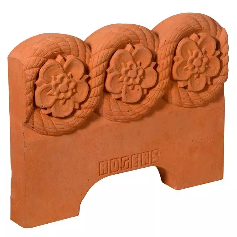 Westminster Tudor Rose Edging Terracotta - image 1