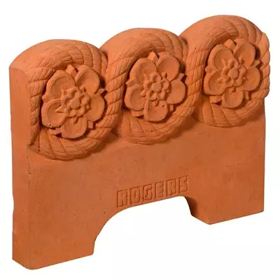 Westminster Tudor Rose Edging Terracotta - image 1