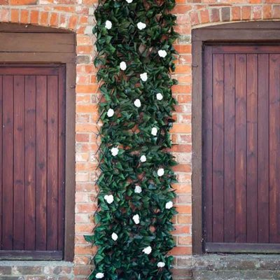 White bloom trellis180x60cm