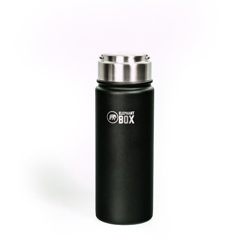 Elephant Box Wide Mouth Insulated Bottle 500ml Black