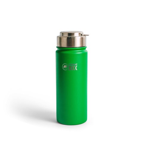Elephant Box Wide Mouth Insulated Bottle 500ml Green