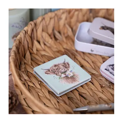 Wrendale Compact Mirror Highland Cow - Daisy Coo - image 3