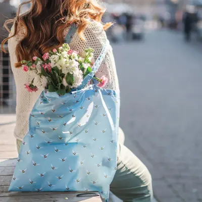 Wrendale Foldable Shopping Bag Bee - Busy Bee - image 2