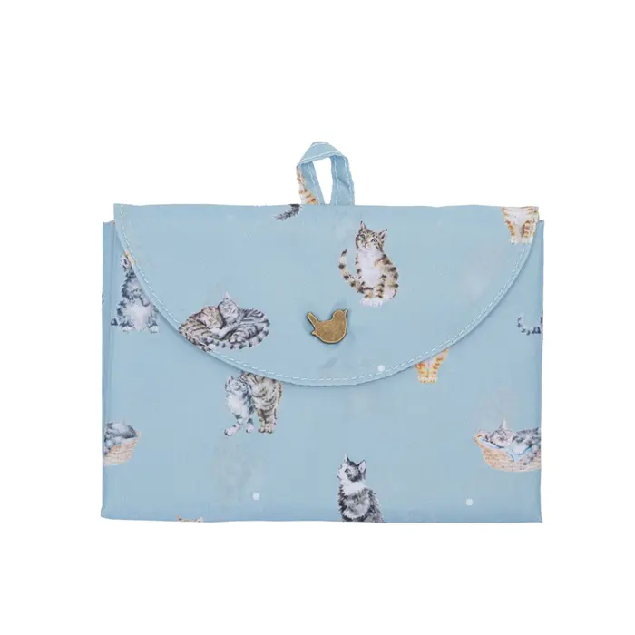 Wrendale Foldable Shopping Bag Cat - Feline Friends - image 2