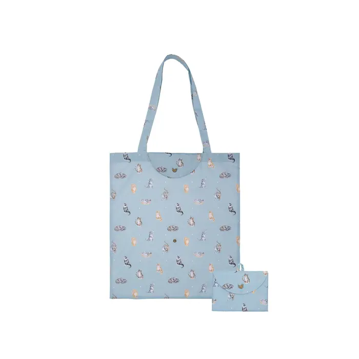Wrendale Foldable Shopping Bag Cat - Feline Friends - image 3