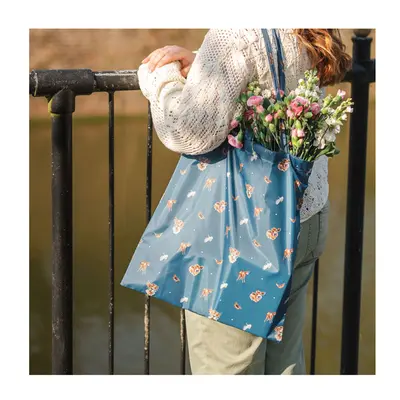 Wrendale Foldable Shopping Bag Cow - Farmyard Friends - image 4