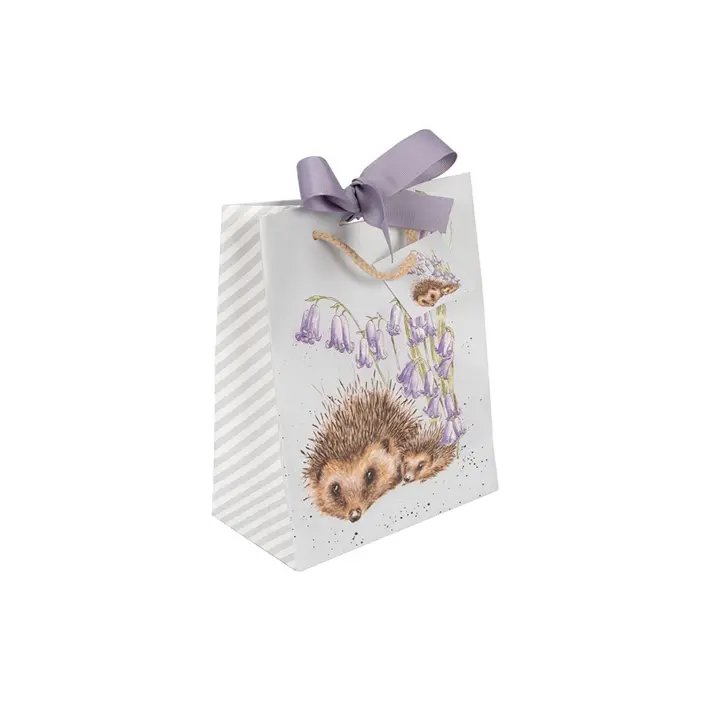 Wrendale Gift Bag Medium Hedgehog - Love and Hedgehugs - image 1