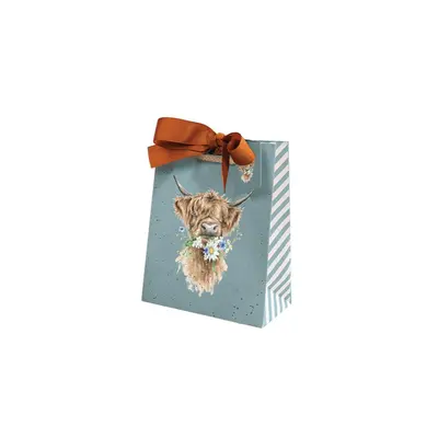 Wrendale Gift Bag Small Cow - Daisy Coo