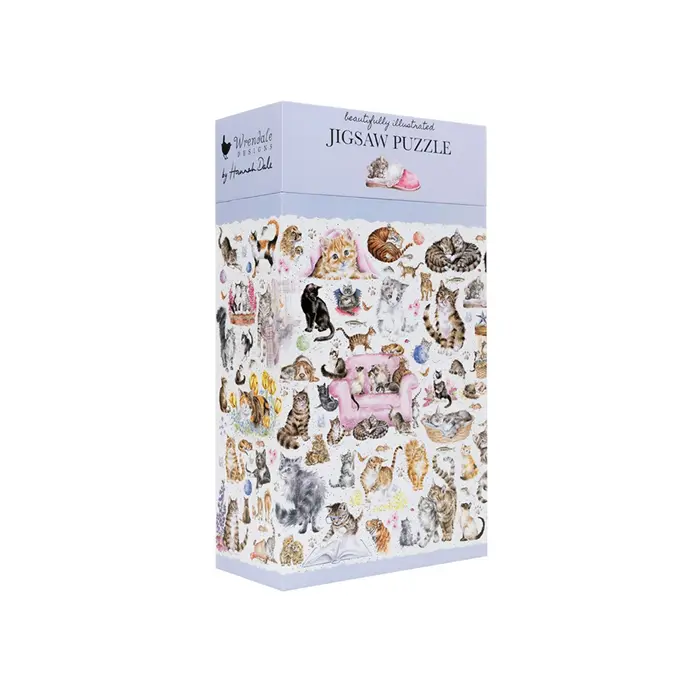 Wrendale Jigsaw Puzzle Cat - Feline Friends - image 1