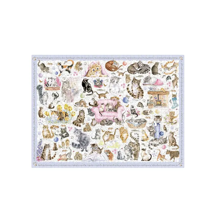 Wrendale Jigsaw Puzzle Cat - Feline Friends - image 2