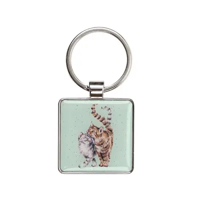 Wrendale Keyring Cat - Feline Good