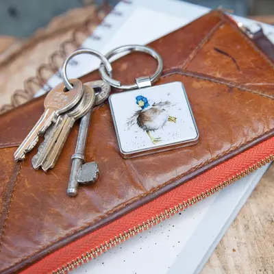 A Waddle and a Quack Keyring