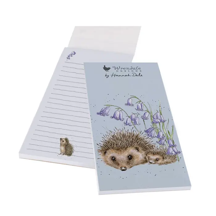 Wrendale Magnetic Shopping Pad Hedgehog - Love and Hedgehugs