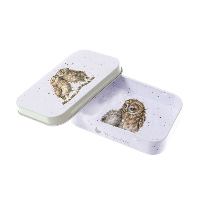Wrendale Mini Tin Owl - Birds Of A Feather