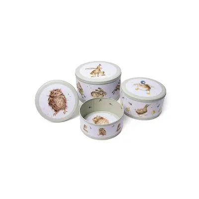 Wrendale Nest of Cake Tins - Hare Duck Owl - image 3