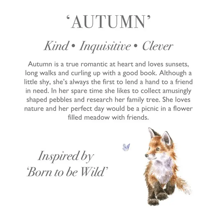 Wrendale Plush Autumn Fox Junior - image 3