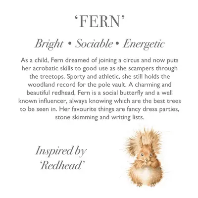 Wrendale Plush Fern Squirrel Large - image 3